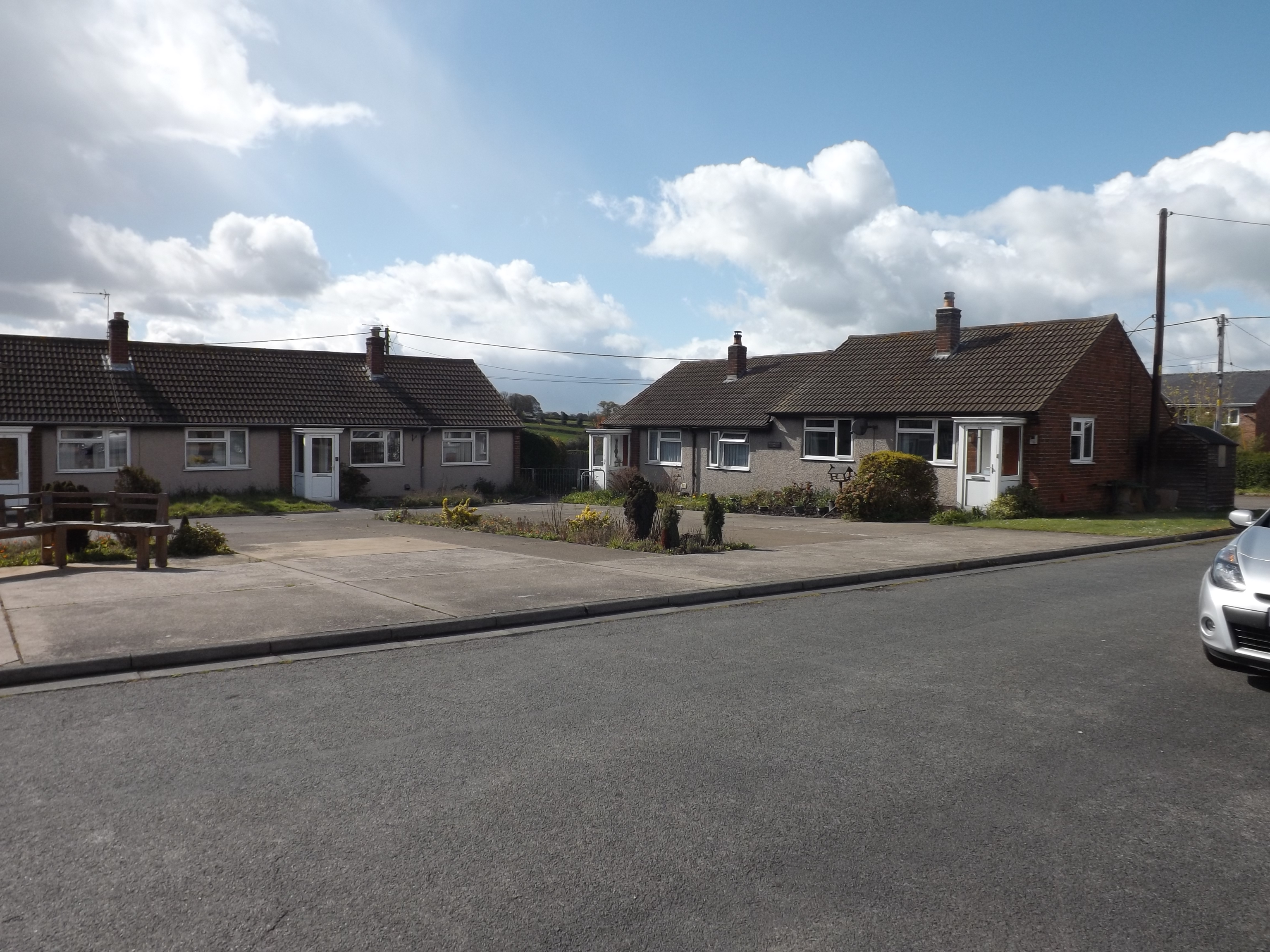 Golygfa stryd o eiddo Porth Y Waen yn Aberwheler